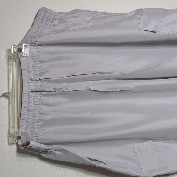 Eileen Fisher Womens Cargo Pants Silver Pull On Elastic Waist Quiet Luxury 2X - Picture 2 of 7